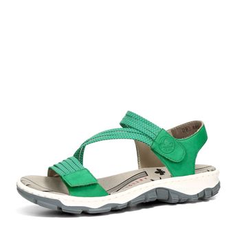 Rieker dámske komfortné sandále - zelené